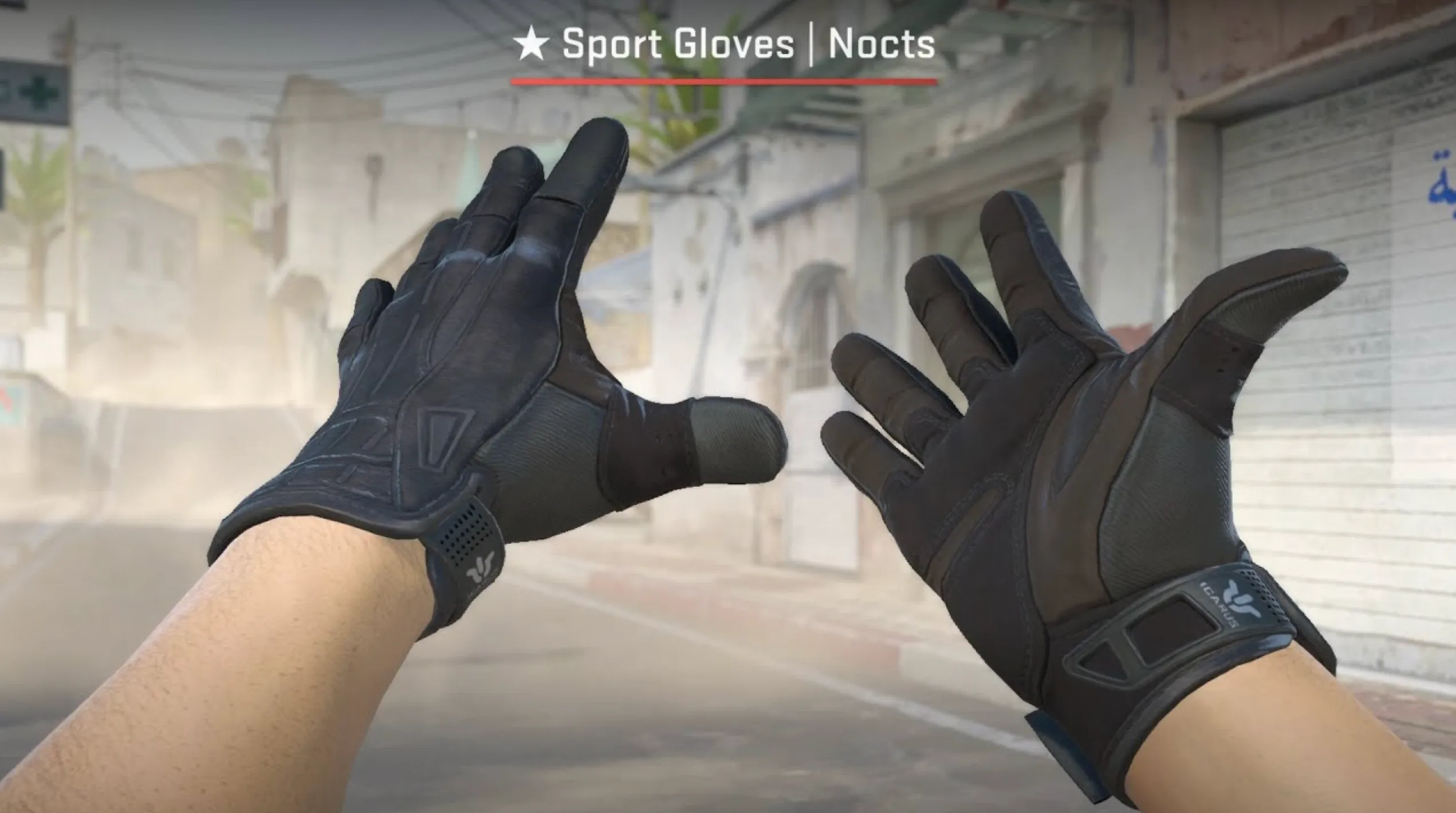Sport Gloves Nocts and case hardened knife